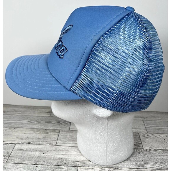 Vintage UNC Tar Heels North Carolina Snapback Hat Carolina Blue Embroidered - Picture 7 of 7